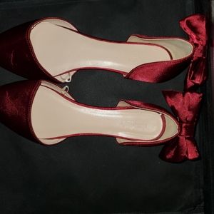 Burgundy Ballerina Flats